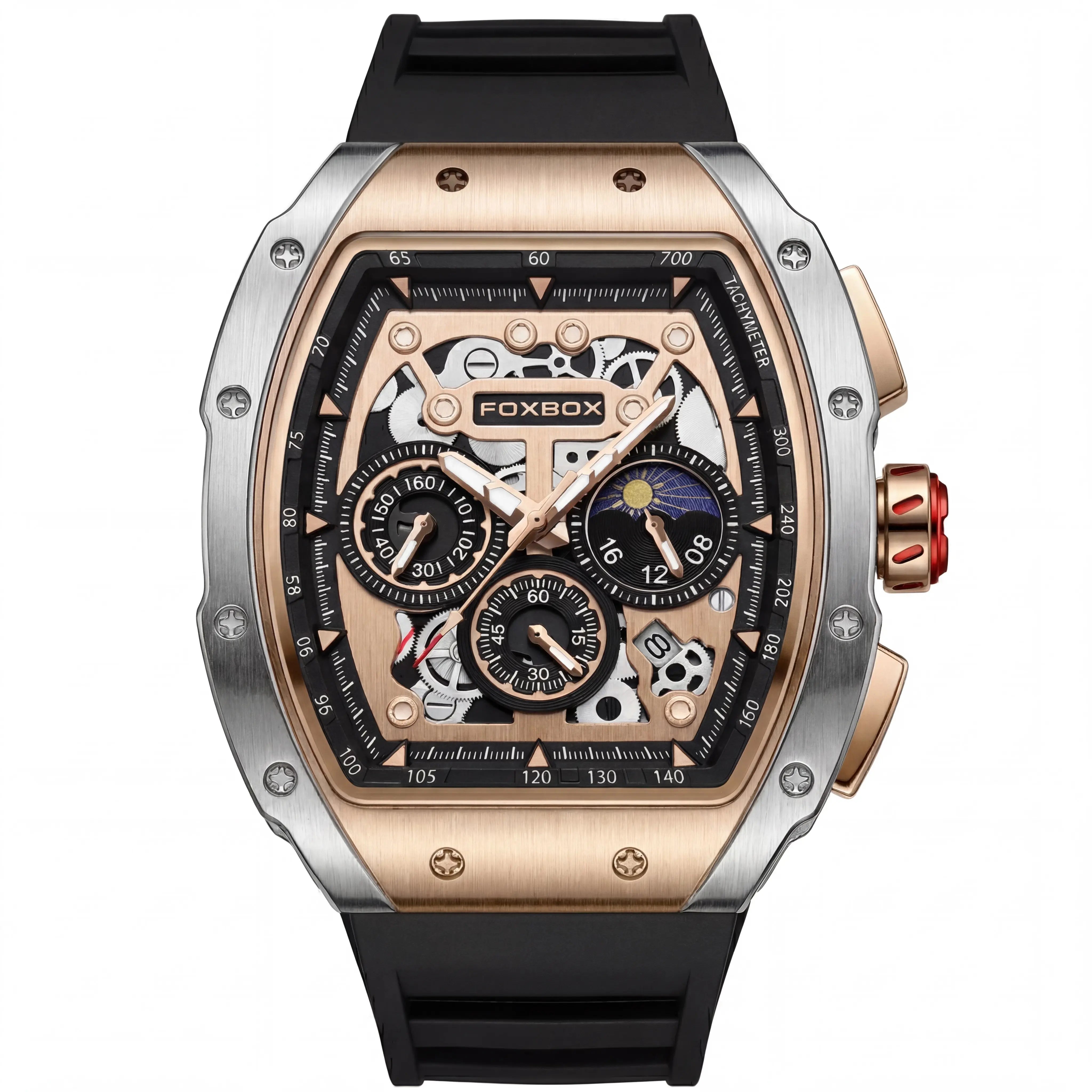 Bellaro Eclipse Dusk | Rose Gold Moon Skeleton