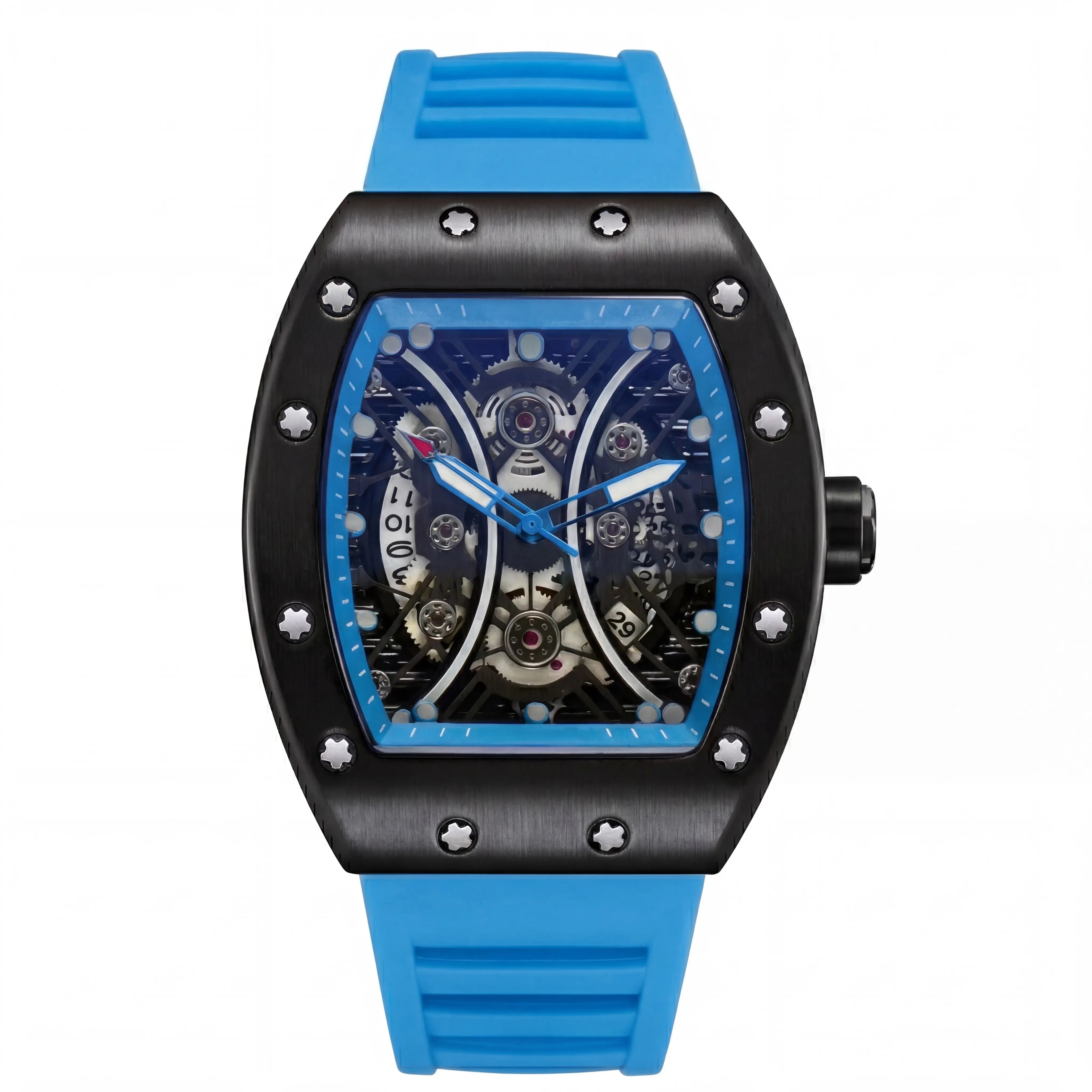Bellaro Velocity X Pro | Black & Electric Blue Skeleton