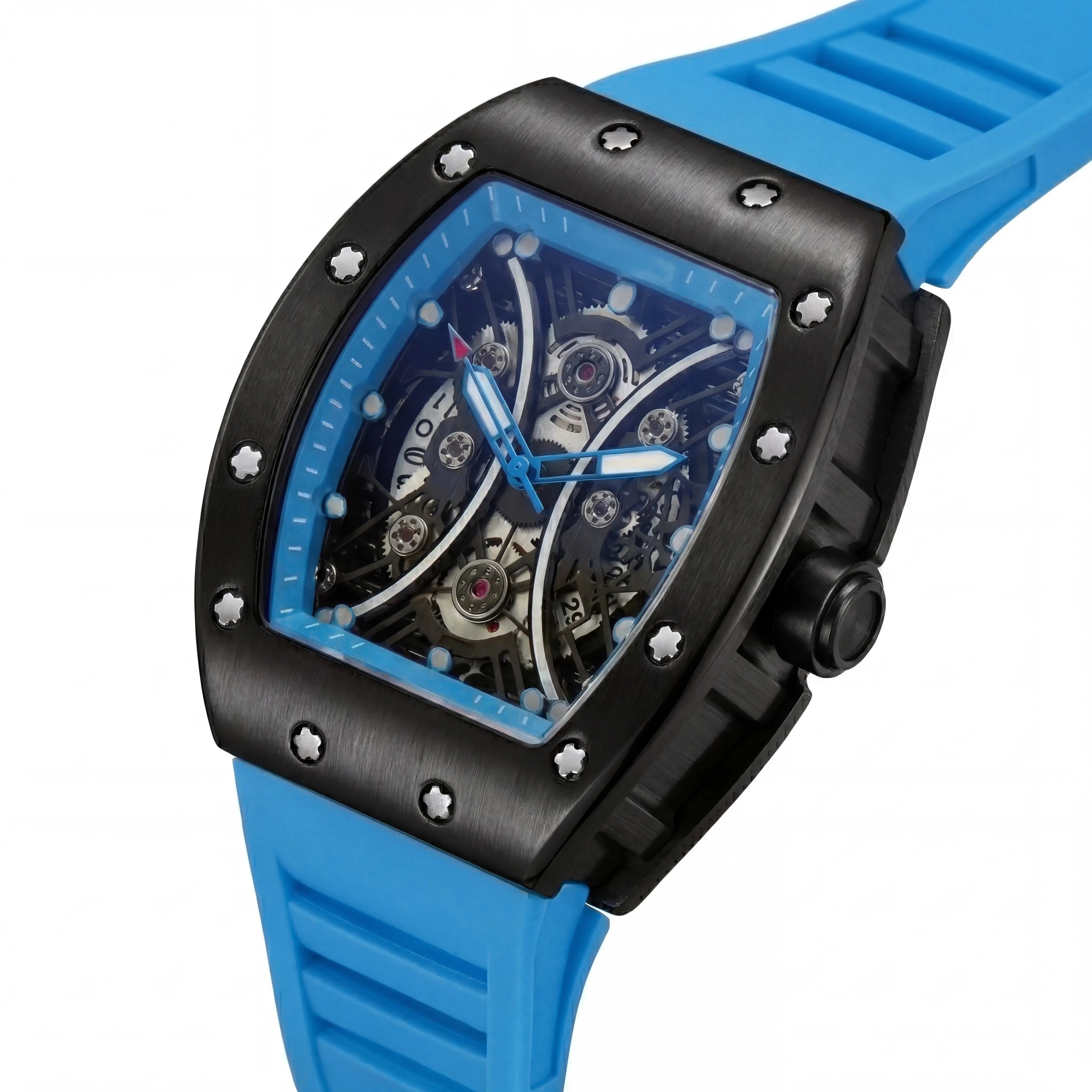 Bellaro Velocity X Pro | Black & Electric Blue Skeleton
