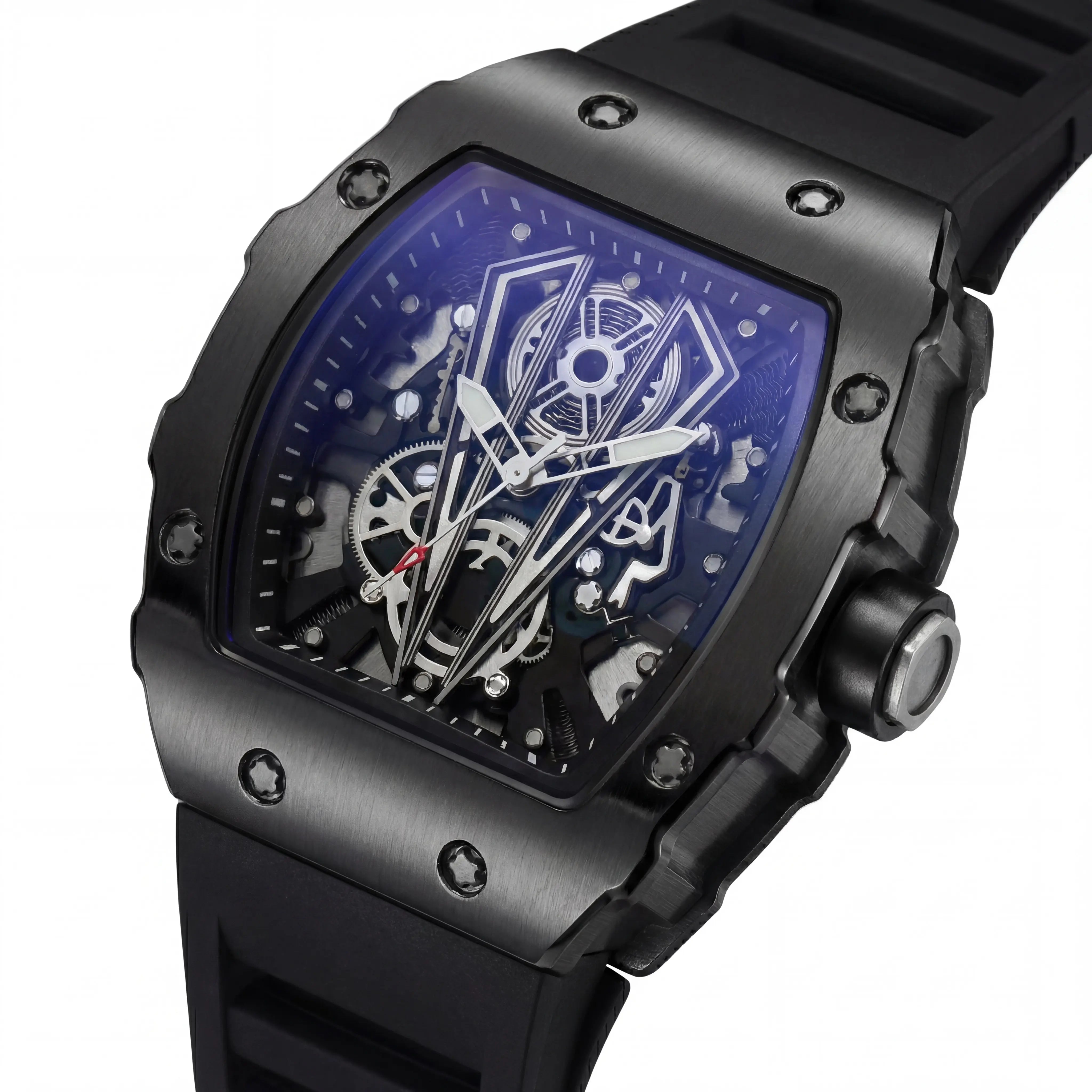 Bellaro Apex Noir | Blue Core Skeleton