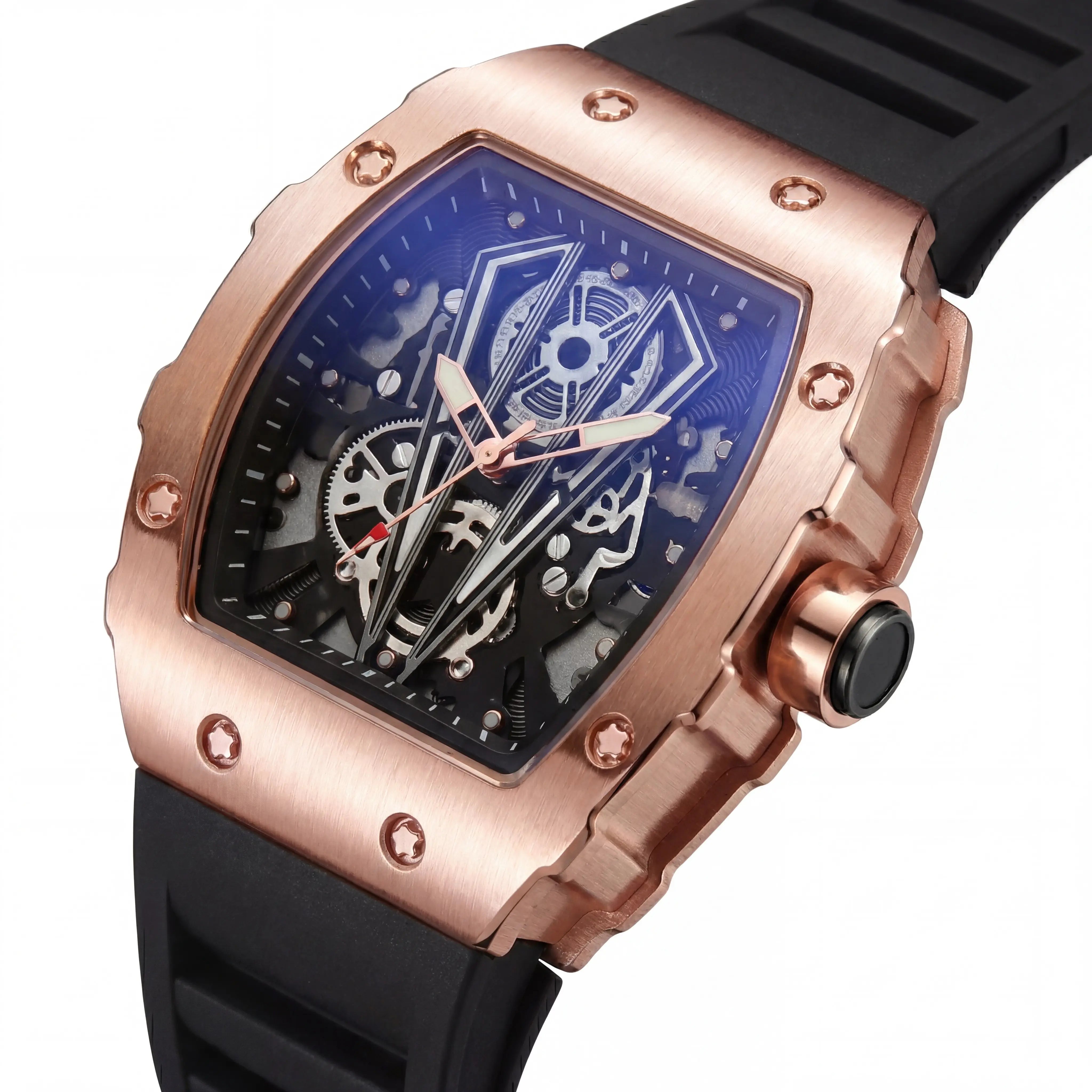 Bellaro Apex Noir | Rose Gold Blue Core