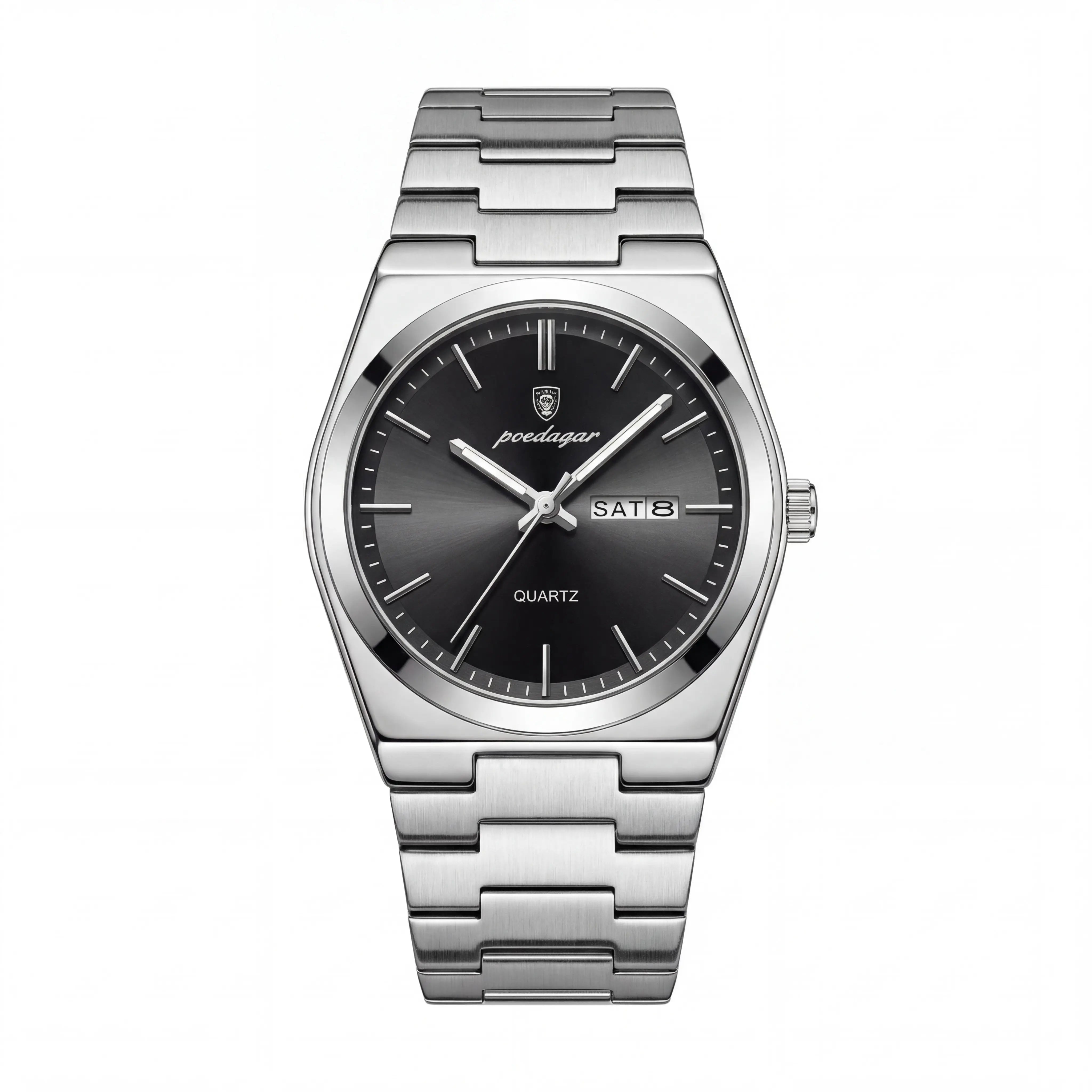 Bellaro Linear Steel | Silver Black