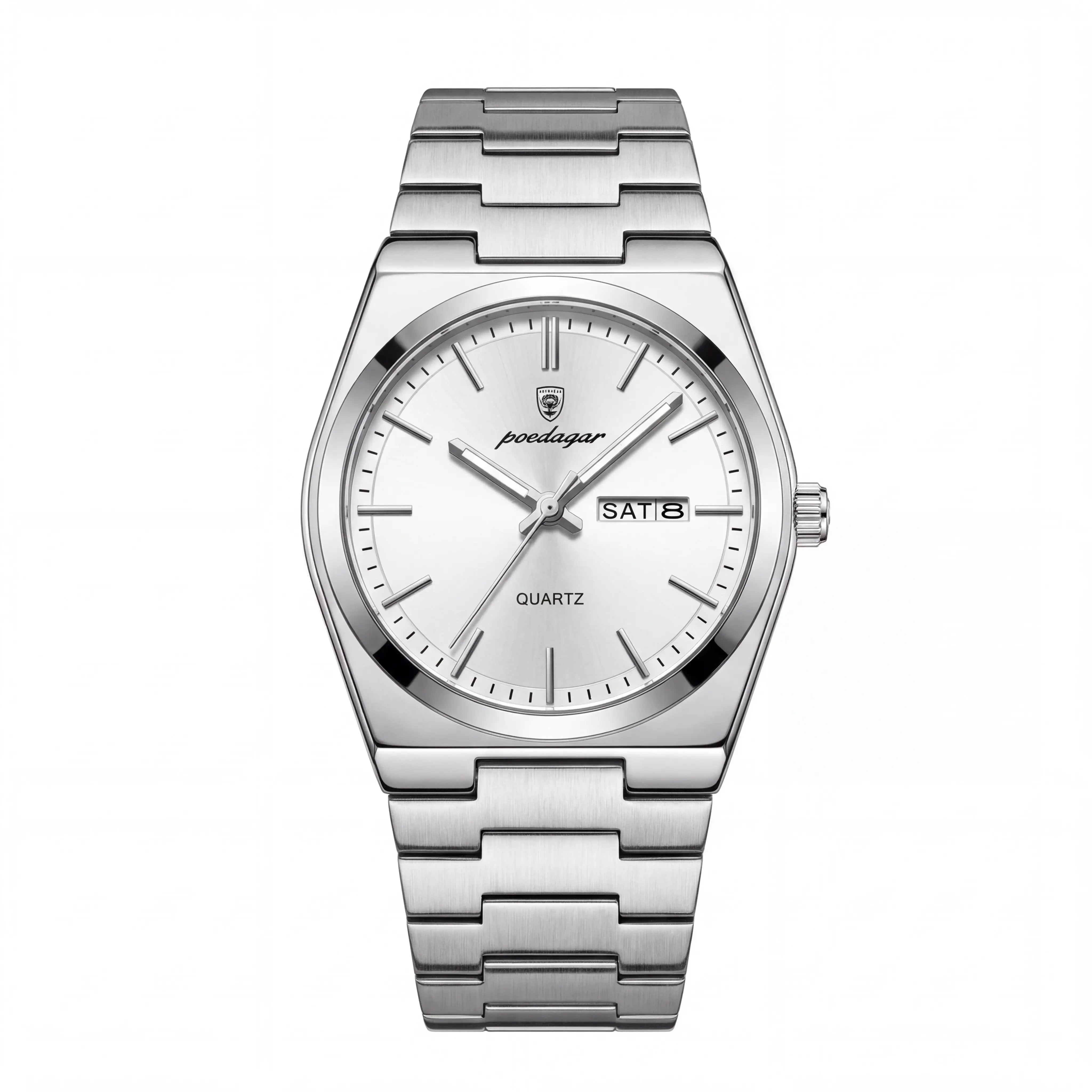 Bellaro Linear Steel | Silver White